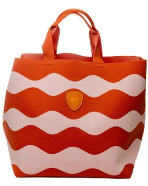 Blauer Tote Bags - Rouge