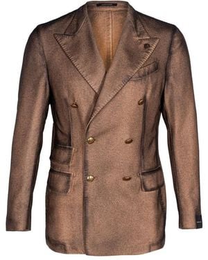 Gabriele Pasini Blazers - Brown