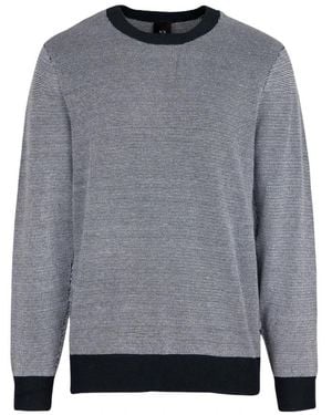 ARMANI EXCHANGE Round-Neck Knitwear - Grey