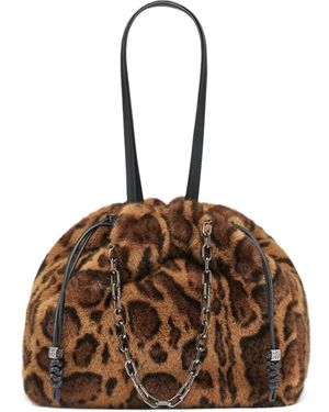 DKNY Emmerzak Met Luipaardprint - Bruin