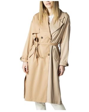 ONLY Jassen ,Polyester Onlnew Lila Trench Coat - Naturel