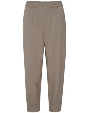 Kaffe Tapered Trousers - Gris