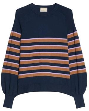 Pennyblack Round-Neck Knitwear - Blue