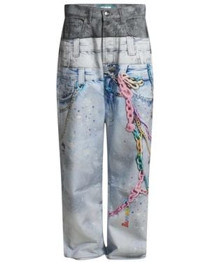 Barrow Loose-Fit Jeans - Blue