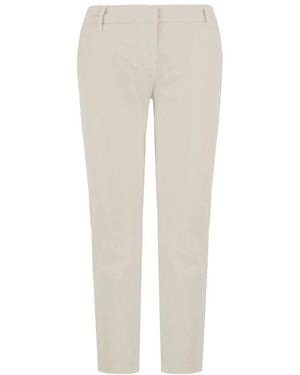 Bomboogie Slim-Fit Trousers - Natural