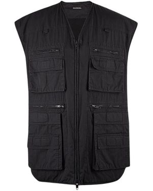 Balenciaga Waistcoats - Black