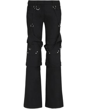 Off-White c/o Virgil Abloh Wide Trousers - Negro