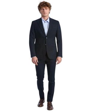 Baldinini Klassischer wollanzug, zweiteiliges set - Blau