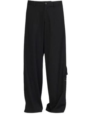 Isabel Benenato Wide Trousers - Black
