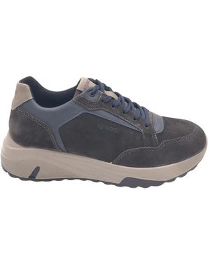 Igi&co Schoenen ,Blauw ,Leer Seth Sneaker