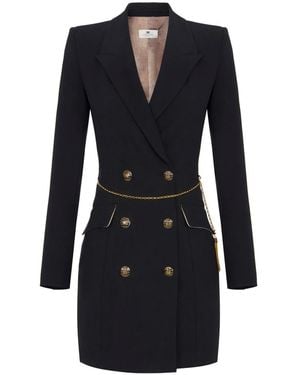 Elisabetta Franchi Short Dresses - Negro