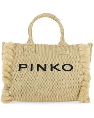 Pinko Tote Bags - Metallic