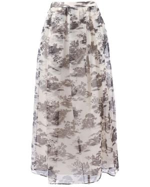 Max Mara Maxi Skirts - Grey