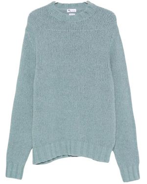 Doppiaa Truien & Vesten ,Blauw ,Wol Aappio Trui Met Ronde Hals