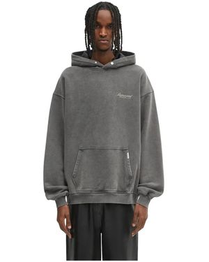 Represent Hoodies & Sweatvesten ,Grijs ,Katoen Owners Club Script Hoodie