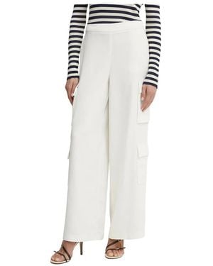 Twinset Wide Trousers - Blanco