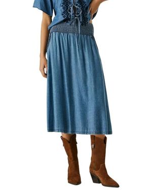Pepe Jeans Denim Skirts - Azul
