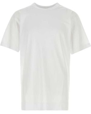 Dries Van Noten Tops ,Wit ,Katoen Heer Pr Ss T-Shirt