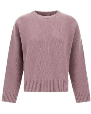 Herno Round-Neck Knitwear - Violet