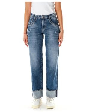 Le Temps Des Cerises Straight Jeans - Azul