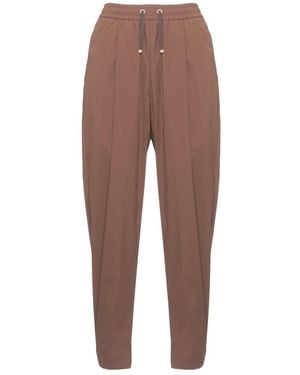 Herno Tapered Trousers - Brown
