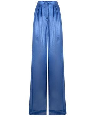 Alberta Ferretti Wide Trousers - Blue