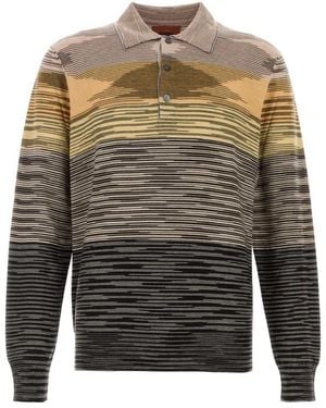 Missoni Polo Shirts - Grey