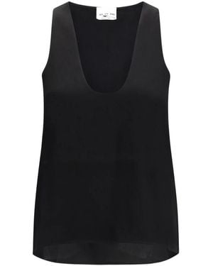 Sa Su Phi Tanktop Aus Double-Satin - Schwarz