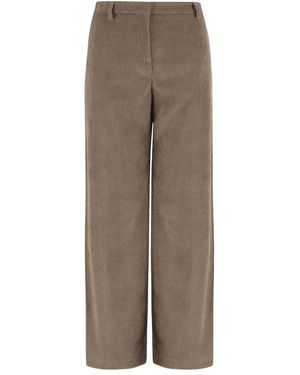 F.it Wide Trousers - Brown
