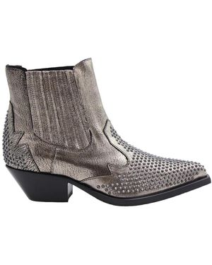 Laura Bellariva Stilvolle stiefeletten - magnifiek - Grau