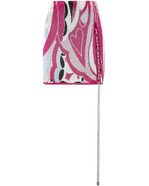 Philipp Plein Short Skirts - Pink