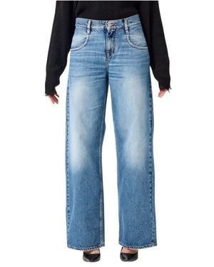 CYCLE Jeans ,Blauw ,Katoen Aida Low Cargo Jeans