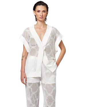 Alpha Studio Vests - Blanco
