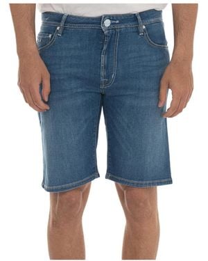 Tramarossa Korte Broeken ,Blauw ,Denim Ascanio Denim Bermuda