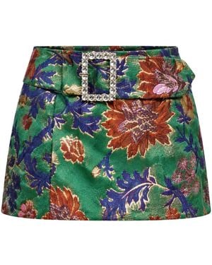 Dolce & Gabbana Katoenen Minirok - Groen