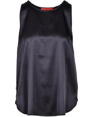 Wild Cashmere Sleeveless Tops - Blue