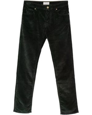 Jacob Cohen Jeans ,Groen ,Katoen Regular Slim Corduroy Broek - Zwart