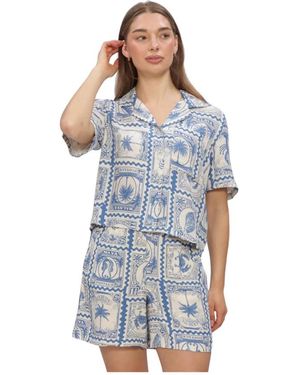 Object Objvima/Re Shirt - Blauw