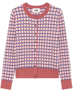 Alpha Studio Cardigan - Rot