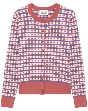 Alpha Studio Cardigans - Red