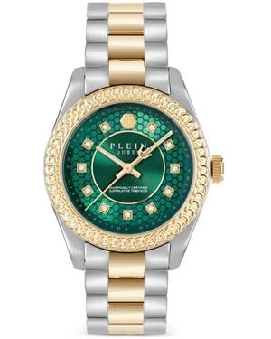 Philipp Plein Damenuhr Queen Supreme Bicolor Grün Pw7Fa0426 - Mettallic