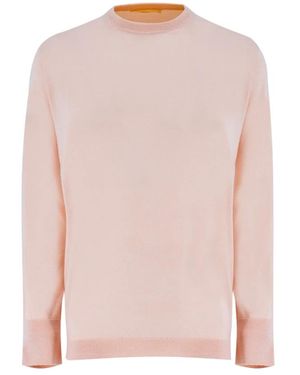 Fedeli Round-Neck Knitwear - Pink