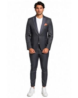 Bharnaba Single Breasted Suits - Black