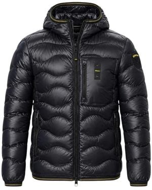 Blauer Winter Jackets - Negro