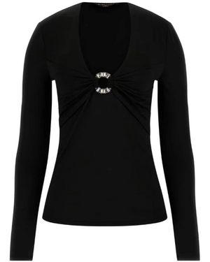 Marciano Long Sleeve T-Shirts - Black