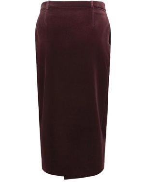 Saint Laurent Midi Skirts - Brown