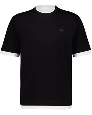 Prada Baumwoll-T-Shirt - Schwarz