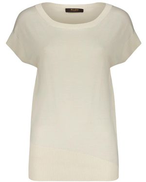 Moorer Round-Neck Knitwear - Natural
