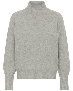 My Essential Wardrobe Turtlenecks - Gris