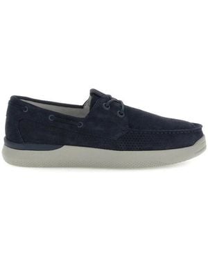 Stonefly Schoenen ,Blauw ,Suède Modello Barca